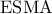 \textrm{ESMA}