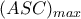 (ASC)_{max}