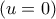 \left( u=0 \right)