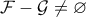 \mathcal{F}-\mathcal{G} \neq \varnothing \mathcal{F}-\mathcal{G} \neq \varnothing