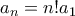 a_{n}=n!a_{1}