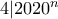 4|2020^n
