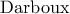 {\rm Darboux}