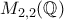 M_{2,2}(\mathbb{Q})