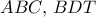 ABC, \,BDT