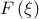 F\left( \xi  \right)