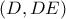 \left( {D,DE} \right)