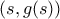 \left(s,g(s)\right)
