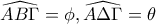 \displaystyle{\widehat{AB\Gamma}=\phi , \widehat{A\Delta\Gamma}=\theta}
