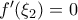 f'(\xi_2)=0