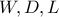 W,D,L