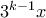 3^{k-1}x