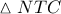 \vartriangle NTC \vartriangle NTC