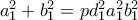 a_1^2+b_1^2=pd_1^2a_1^2b_1^2