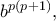 b^{p(p+1)},