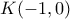K(-1,0)