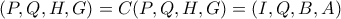 (P,Q,H,G)=C(P,Q,H,G)=(I,Q,B,A)