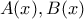 A(x),B(x) A(x),B(x)