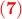 \displaystyle{\bf \color{red}(7)}