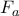F_{a}