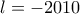 l=-2010