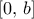 [0,\,b]