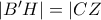 |B'H|=|CZ