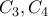 {{C}_{3}},{{C}_{4}}
