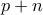 p+n