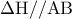 \Delta {\rm H}//{\rm A}{\rm B}