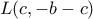 L(c,-b-c)