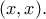 (x,x).