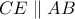 CE\parallel AB
