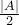 \frac{|A|}{2}
