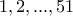 {1,2,...,51} {1,2,...,51}
