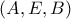 (A,E,B)