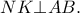 NK\bot AB.