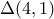 \Delta(4,1)