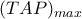 (TAP)_{max}