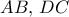 AB,\,DC