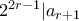 2^{2r-1}|a_{r+1}