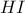 \displaystyle{HI}