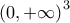 \left( 0,+\infty \right) ^{3}