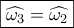 \boxed{\widehat {{\omega _3}} = \widehat {{\omega _2}}} \boxed{\widehat {{\omega _3}} = \widehat {{\omega _2}}}