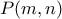 P(m,n)