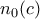 n_{0}(c)