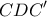 \displaystyle{CDC'}