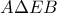 A \Delta E B