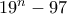 19^n - 97