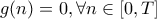 g(n)=0,\forall n\in \left[ 0,T \right]